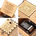 thumbnail image 3 of Luxtrada Wooden Music Box Mom/Dad To Daughter -You Are My Sunshine Engraved Toy Kid Gift (Mom to Daughter), 3 of 10
