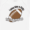 thumbnail image 4 of Inktastic Football - Like a girl Girls Baby Bodysuit, 4 of 5
