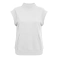 thumbnail image 5 of GigrtiJin Short Sleeve Sweatshirts for Womens Loose Casual Pullover Sweatshirts Round Neck Outdoor Sweatshirts with Pockets, 5 of 6
