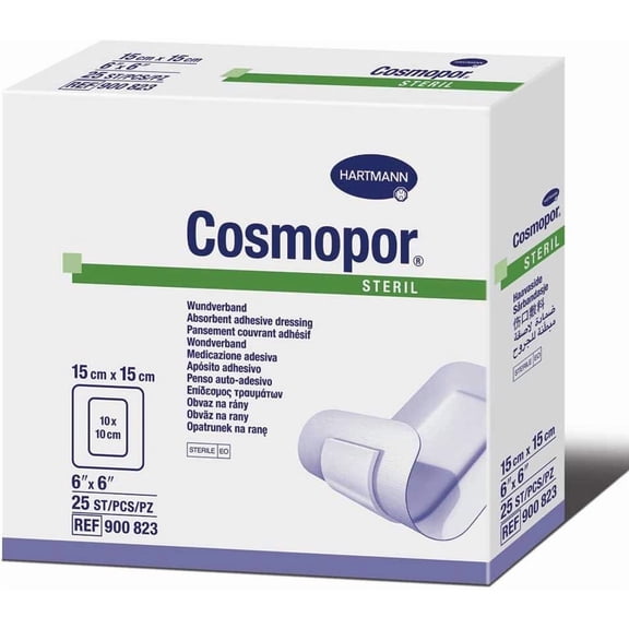 Cosmopor Steril 6" x 6" - Box of 25