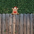 thumbnail image 2 of Christmas Fence Peeker Decoration Outdoor Penguin Peeking Garden Yard Elf Santa Claus Patio Peeker for Holiday DIY Home Fence Decoration, 2 of 5