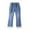 Blue, variant on Gyexs Flare Jeans for Girls 10-12 Streetwear Loose Parachute Lounge Joggers Trousers Lounge Joggers Trousers Girl Clothes Khaki 4-5 Years