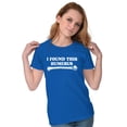 thumbnail image 3 of Found This Humerus Bone Doctor Pun Womens Fitted Plus Size Graphic Tee Brisco Brands 2X, 3 of 5