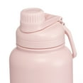 thumbnail image 5 of Mainstays 40 fl oz Pearl Blush Pink Solid Print Insulated Stainless Steel Water Bottle with Narrow Mouth Chug Lid, 5 of 9