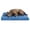 Capri Blue, variant on FurHaven Gridded Ripstop All-Weather Deluxe Orthopedic Mattress Pet Bed, Capri Blue, Medium