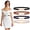 Black+Brown+Beige+Blue, variant on Women Stretchy Waist Belt Retro Elastic Skinny Belt for Dresses Ladies with Gold Buckle 4 Pack