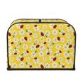 thumbnail image 2 of Fotbe Chamomile And Ladybug for Four Slice Toaster Cover, Fingerprint Protector, Super Soft Appliance Cover And Dust Cover,Bread Dust Cover & Fingerprint Protection, 2 of 7