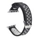thumbnail image 1 of Correa de reloj de silicona duradera de repuesto para reloj (negro + blanco), 1 of 10