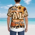 thumbnail image 3 of Lsque I Love Fall Most Of All pattern Hawaiian Shirt for Men, Unisex Summer Beach Casual Short Sleeve Button Down Shirts-X-Large, 3 of 9