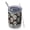 Black Colorful Skull-1, variant on 12oz Tumblers Black Colorful Skull Pattern Vacuum Insulated Stainless Steel Travel Tumbler Cups Mug with Lid and Straw for Beer,Coffee,Beverages with Cleaning Brush for Cold & Hot Drinks