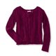 thumbnail image 1 of Suéter de punto trenzado Aeropostale para mujer morado mediano, 1 of 2