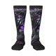 thumbnail image 1 of Fotbe Purple-Eyed Floral Leopard Calcetas Divertidas Estampadas para Hombre y Mujer, Calcetas de Algodón hasta la Rodilla para Caminar, Correr, Enfermería y Embarazo, 1 of 6