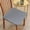 Gray-Free Size, variant on Tgbvmt Solid Color Dining Chair Cushions, Comfortable Polyester Seat Cushions for Home and Office Use, Non-Slip, Supportive Fart Cushion, Ideal for Students and Long Sitting Sessions, Set of 2