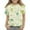 Green, variant on FamilyThread Toddler Girls Boys Fashionable Short Sleeve T-Shirt Plants Graphic Print Tunic Tops Crewneck Casual Summer Shirt For 3-13Y