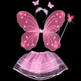 thumbnail image 1 of Conjunto de disfraz Hugo Ala de hada diadema vestido Rosado, 1 of 7