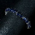 thumbnail image 2 of Blue Heart-shaped Zircon Bracelet Light Luxury, 2 of 2