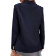 thumbnail image 3 of Womens One Button Solid Lapel Blazer Coat Business Formal Casual Outwear Jacket, 3 of 4