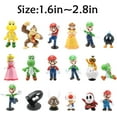 thumbnail image 5 of 18 Pcs Set Mario Toys Bros Super Mary Princess, Turtle, Mushroom, Orangutan, Action Figures, 2 Inch, 5 of 8