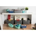 thumbnail image 5 of Mainstays 3-Pack Flexible Plastic Drawer Organizer Storage Bins, Kitchen Drawer, Desk Drawer and Bathroom Drawer Organizer Containers, Green, 10.4" x 3.2" x 2.9", 5 of 10