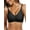 04 Black, variant on Gleelist Womens Push Up Everyday Bras For Women No Underwire Smooth Wireless Brassiere Full Coverage Comfortable V Neck T-Shirt Basic Bras
