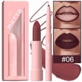 thumbnail image 1 of Long-Lasting Matte Lipstick & Lip Liner Set - 24HR Moisturizing Shine, Non-Fading, Easy to Apply, 3g Lipstick + 0.25g Liner, Perfect for Parties & Daily Wear, 1 of 4