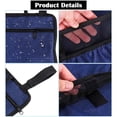 thumbnail image 5 of Deago Walker Bag Basket with Cup Holder Large Capacity Folding Walkers Rollator Organizer Carry Storage Pouch Water-Resistant Armrest Accessories for Seniors Elderly Handicap, Navy Blue, 5 of 8