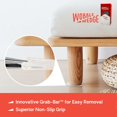 thumbnail image 5 of WOBBLE WEDGES Cuñas de plástico flexibles – Cuñas niveladoras para mejoras en el hogar, niveladores de muebles, mesa e inodoro para nivelación – Cuñas de plástico fabricadas en Estados Unidos para ele, 5 of 5
