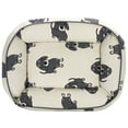 thumbnail image 5 of SAFAVIEH Hound Small Pillow Style Dog Bed, Ivory/Grey, 5 of 8