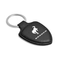 thumbnail image 2 of iPick Image for Ford Bronco Black Real Leather Shield-Style Key Chain, Official Licensed, 2 of 4