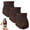 Brown, variant on Women's High Waist Underwear Tummy Control underwear Super Stretchy Briefs No Show Soft Briefs Full Coverage Comfy Ladies Panties Breathable