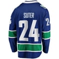 thumbnail image 3 of Men's Fanatics Pius Suter Blue Vancouver Canucks Home Premier Breakaway Player Jersey, 3 of 3