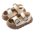 thumbnail image 1 of Sandales pour Garçons Tout-Petits Semelle Souple Sangles Réglables Plage Extérieur Chaussures Décontractées pour Enfants Taille 4-4.5T, 1 of 7