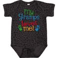 thumbnail image 3 of Inktastic My Gramps Loves Me Boys or Girls Baby Bodysuit, 3 of 5