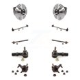 thumbnail image 1 of Transit Auto Front Hub Bearing Lower Ball Joint Outer Inner Tie Rod Sway Bar Stabilizer Link Kit (10Pc) for Car Volkswagen Jetta Audi GTI A3 Quattro Golf R Alltrack S3 Q3 Sportback e-tron - K7T-109478, 1 of 11