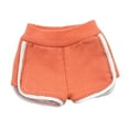 thumbnail image 4 of 1/6 Pantalones cortos para muñeca, ropa y accesorios de tela suave, regalos para adultos y niños. Naranja, 4 of 9