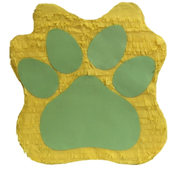 APINATA4U Puppy Paw Pinata 19" Tall Yellow & Green Colors