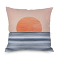 thumbnail image 1 of Ins Wind Linen Pillowcase Simple Creative Cushion Abstract Leaf Pillow Square Cushion Cover 37, 1 of 4