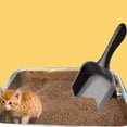 thumbnail image 4 of Manunclaims Cat Litter Scoop – Plastic Scoops for Kitty Litter Boxes – Sifter, Deep Shovel, Solid Color – Corrosion Resistant Litter Box Cleaner - Black, 4 of 8