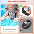 thumbnail image 3 of YUNOVA AirTag Wristband for Kids, IPX8 Waterproof Silicone Strap with Magnetic Clasp, Adjustable Hidden Holder Compatible with Apple AirTag Tracker for Child Teen Swimming, 3 of 7