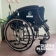 thumbnail image 4 of Silla de Ruedas Ancho del asiento: 50.5 cm | Descansa Brazos y Reposapies Abatible | Doble Freno | Cinturon de Seguridad | Aluminio | Respaldo abatible |, 4 of 10