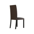 thumbnail image 3 of Castle Place Contemporary Comfort 6-pieces Faux Leather Upholstered Dining Chairs, Black, 3 of 8