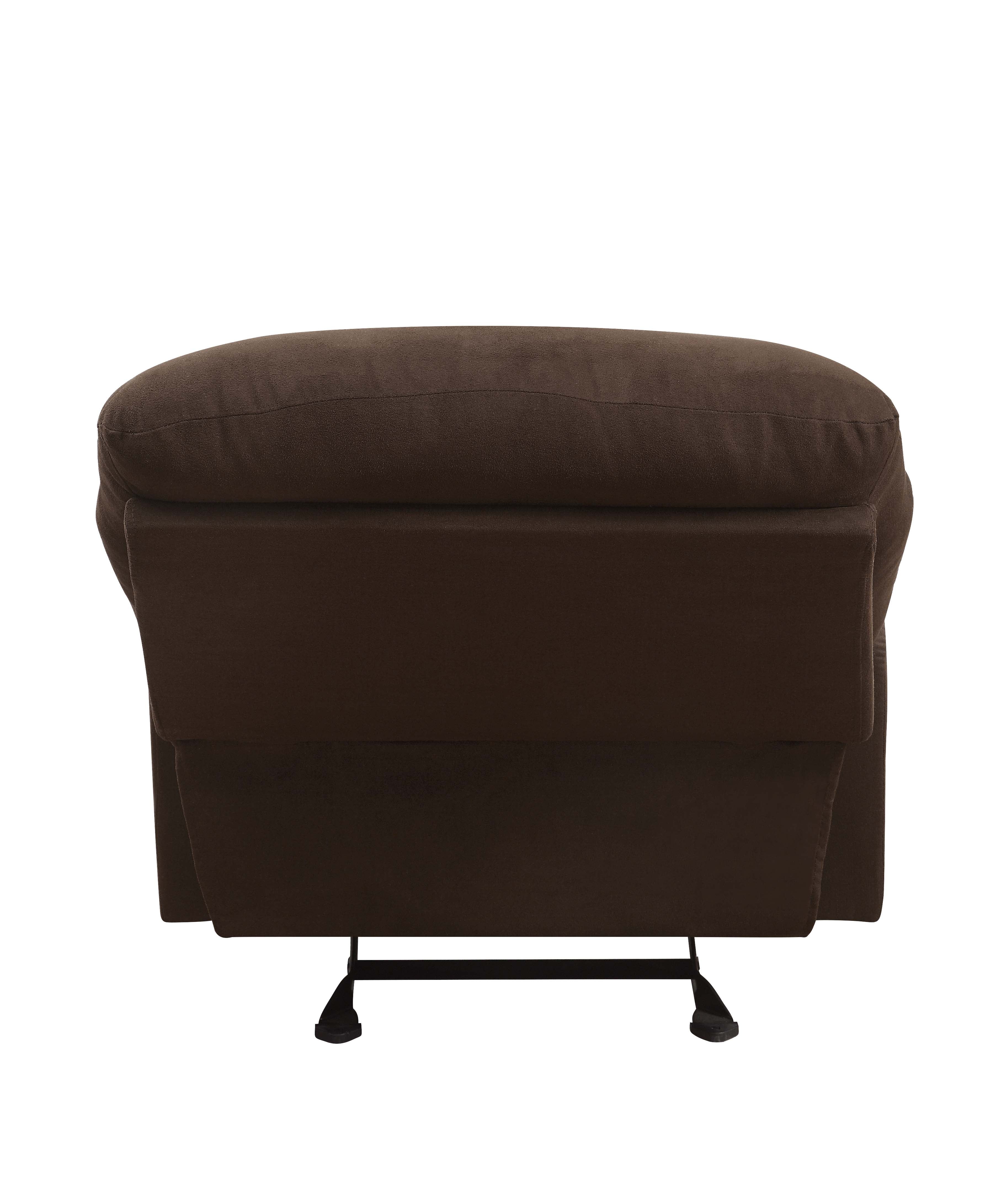 Oakwood Microfiber Recliner, Chocolate
