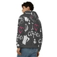 thumbnail image 4 of Kdxio I Love Coffee Print Men Hoodies Casual Hoodies for Men with Zip Pockets Full Zip Long Sleeve Sweatshirt Sports Hooded Jacket-XX-Large, 4 of 5