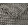 thumbnail image 5 of Lotus Home Stayclean Bacteria Reducing Diamondesque Water and Stain Resistant Microfiber Quilt, 5 of 5