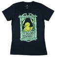 thumbnail image 1 of Disney Tangled Juniors The Snuggly Duckling Logo Design T-Shirt, Navy X-Small, 1 of 1