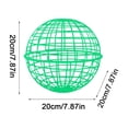 thumbnail image 3 of Rolling Chicken Coop Ball, Chicken Ball Cage, Chicken Wire Fencing, Rolling Outdoor Habitat, Garden Grazing, White Sphere, 1 Pc, 3 of 6