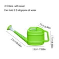 thumbnail image 2 of Luxcidy 2.5L Watering Can for Outdoor Plants with Removable Long Spout - Large Plastic Watering Can for Garden Flowers Plants Outdoor Plant House Flower (Green), 2 of 2