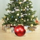 thumbnail image 5 of Adorno Mate de Plástico Irrompible con Tapa Perforada y Adornos Florales Navideños para Decorar El Árbol., 5 of 6