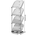 thumbnail image 2 of Tunhigl 4-Tier Shoe Rack, 4 Pairs of Shoes Sturdy Shoe Organizer for Closet, Space Saver Shoe Rack, Organization Shelves, 2 of 5