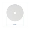 thumbnail image 2 of Boardwalk Polishing Floor Pads, 24" Diameter, White, 5/Carton -BWK4024WHI, 2 of 6